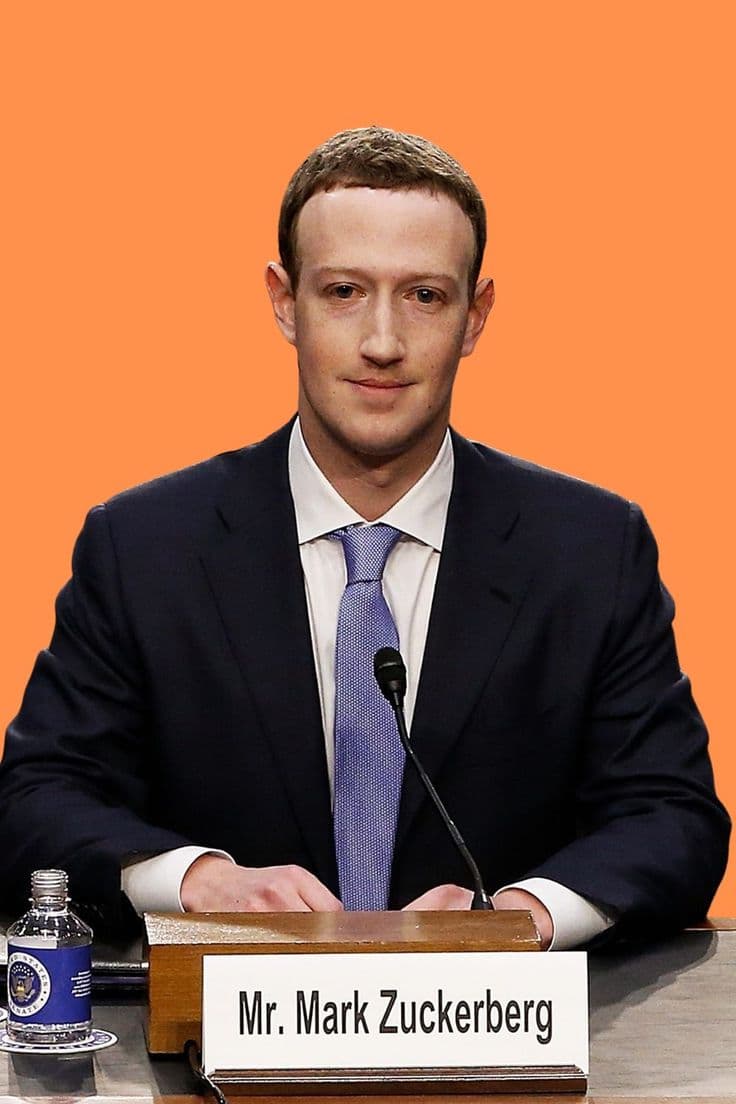 Mark Zuckerberg on screen: the social network