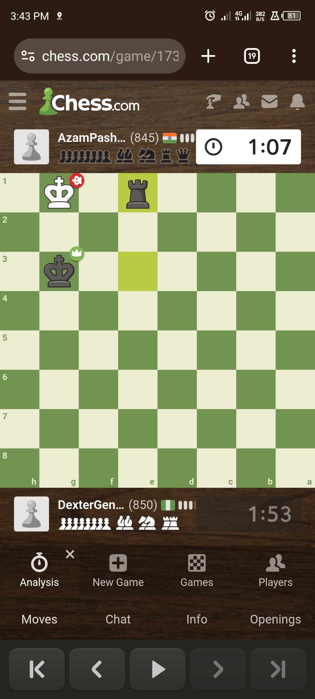 Checkmate — 1