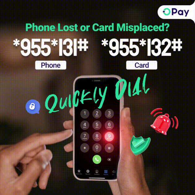 Image showing Opay ussd code to block debit transactions || Kistoria